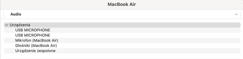 Dlaczego nie umiesz dodać dwóch identycznych mikrofonów do macOS?